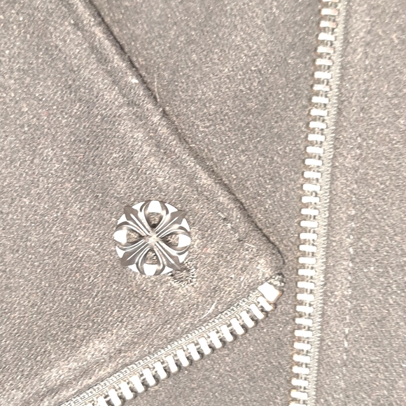 Affliction Vintage Black Pea Coat Punk Goth Men's Large Just PU From Dry Cleaner - Picture 4 of 16